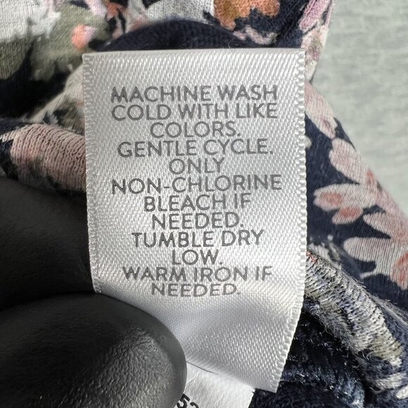 J Jill Womens L Scoop Neck Top Elbow Sleeve Tee Pima Cotton Pullover Bloomcore - Picture 11 of 12